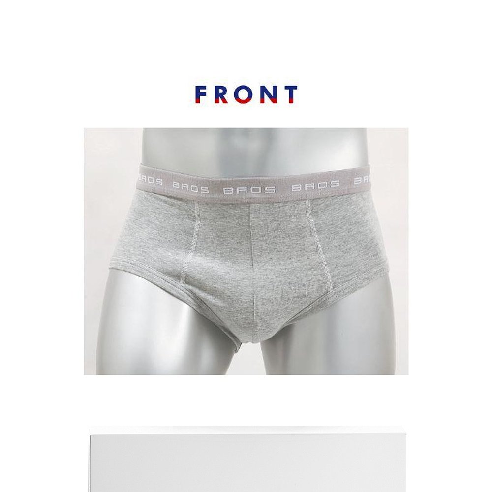 日本直邮华歌尔 (WACOAL) BROS 男士三角裤棉混纺面料前扣设计宽3 - 图3