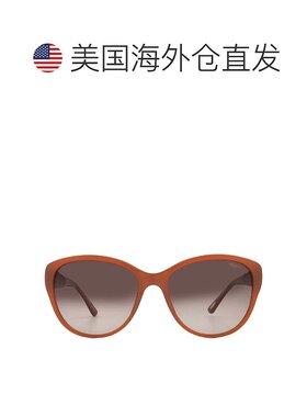 自营Chopard Brown Gradient Cat Eye Ladies Sunglasses SCH127
