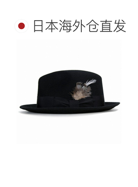日本直邮STETSON 限定 男士羊毛毡帽 羊毛 可折叠软呢帽 绅士大码