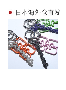 日本直邮GANNI Strass Signature 女士钥匙扣 Logo A7062 A7063 A