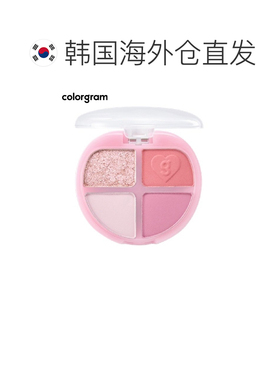 韩国直邮COLORGRAM 爱心四色眼影 04 Berry Dory 4g正品