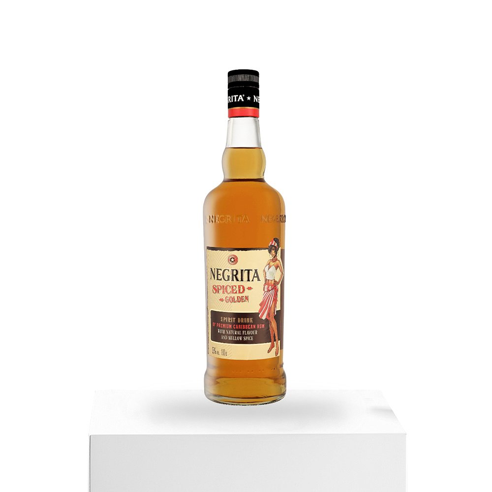 欧洲直邮Negrita 香料朗姆酒 35% 酒精度 1 升 原装进口口感纯正 - 图3