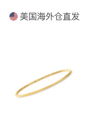 自营 Ross-Simons 意大利 14kt 黄金抛光手镯手链 - 8 英寸 美国