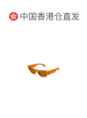1h可退 香港直邮GUCCI 女士眼镜 GG1834S013 CO 棕色 几何太阳镜