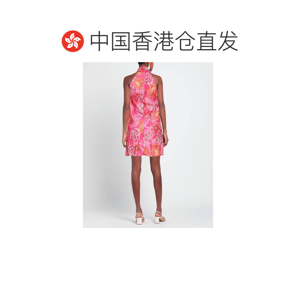 香港直邮潮奢 Pinko 品高 女士 短款连衣裙 pink粉色 舒适时尚,淘宝优惠券,粉丝福利购,淘宝优惠卷