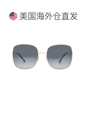 自营Carolina Herrera Brown Gradient Square Ladies Sunglasses