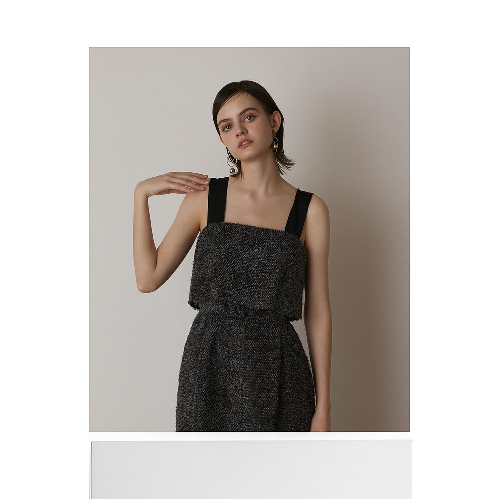 1h可退 日本直邮GRACE CONTINENTAL 女士切割提花喇叭裤连体裙 01 - 图3