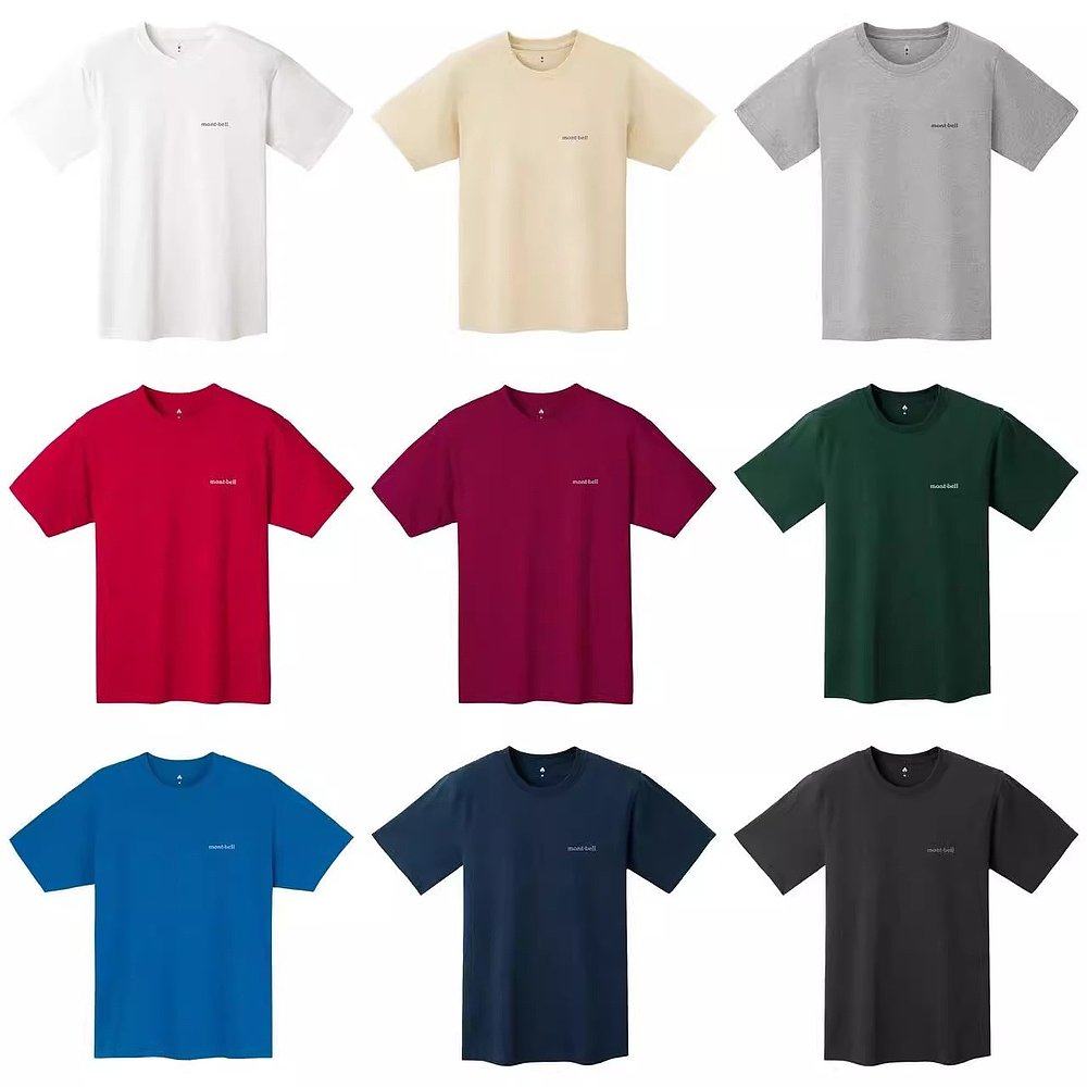 日潮跑腿montbell蒙贝欧25男款pear skin水洗棉10色防晒速干t恤,淘宝优惠券,粉丝福利购,淘宝优惠卷