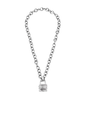 奢淘 Balenciaga BB PADLOCK项链 吊坠锁骨链男 861381TZ46S