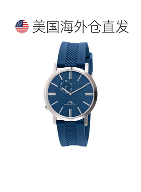 自营Porsamo Bleu Men's Bennett Silicone Band Watch 1461EBER