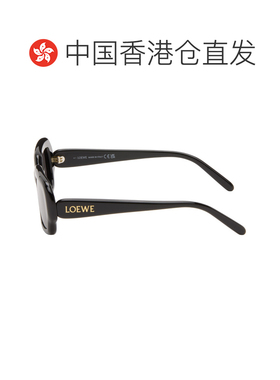 香港直邮LOEWE 罗意威 男士 黑色 Rectangular Slim 太阳镜 LW401