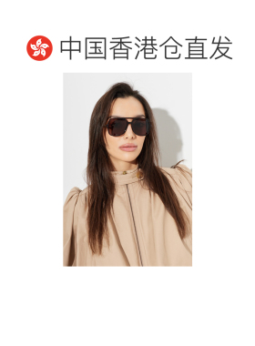 香港直邮CHLOÉ 女士太阳镜 CH0364S0002 CO 棕色 Sunglasses