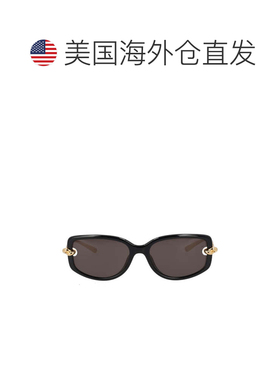 自营bottega veneta黑色矩形太阳眼镜-灰色 美国奥莱直发