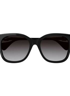 GUCCI古馳 GG1071S-001 logo鏡框 太陽眼鏡 男女同款 黑色 義大利
