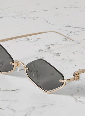 Gucci 古驰 女士 徽标太阳镜 GG1604S metal金属色 舒适时尚