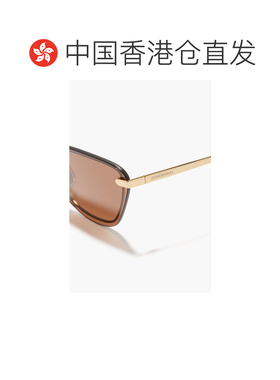 1h可退 香港直邮潮奢 ZIMMERMANN 女士 猫眼龟甲色醋纤镀金太阳眼