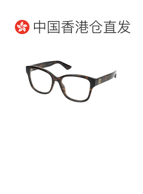 1h可退 香港直邮GUCCI 女士眼镜 GG1340O002 SS2026 棕色 徽标平