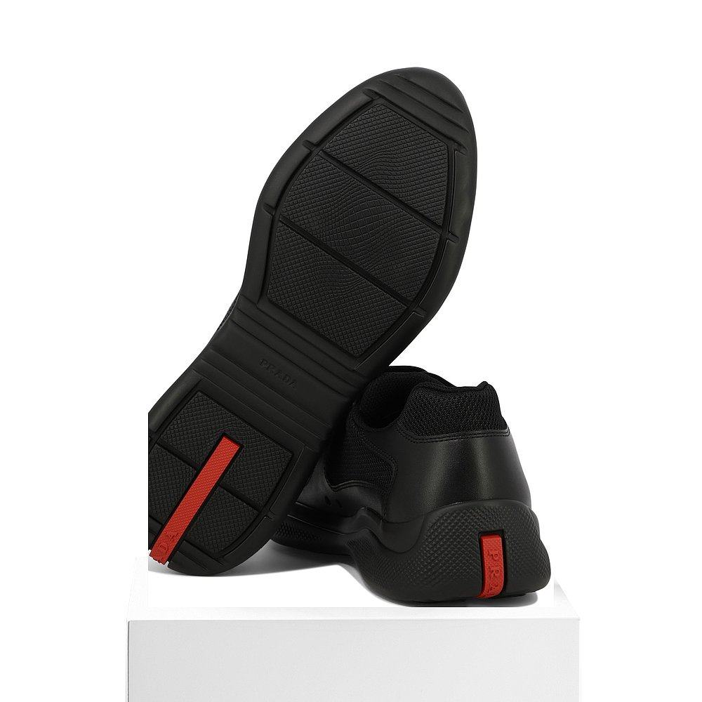 香港直邮PRADA 男士休闲鞋 4E34006GWF0002FG000 AW2025 黑色,淘宝优惠券,粉丝福利购,淘宝优惠卷