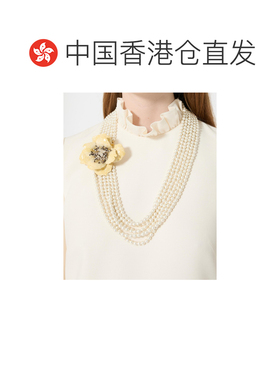 香港直邮VALENTINO 女士项链 WJ0Y47KFH9SL SS2026 金色 FLEUR LU
