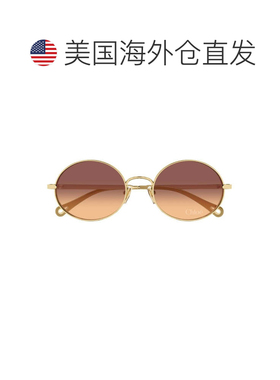 自营Ch0326S Aly – Linea Chloe Oval Gold Metal Frame Sunglas