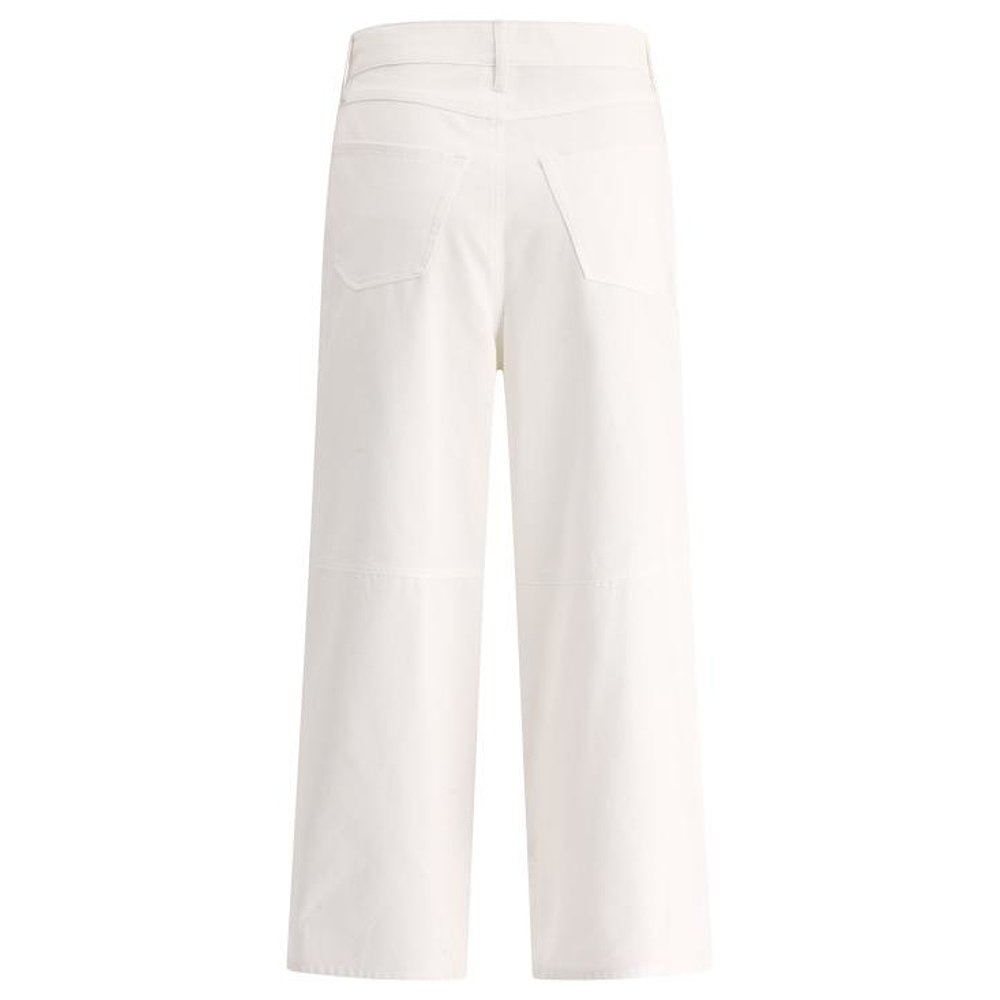 S MAX MARA24SS直筒裤女2419131073600VINCENT008 White - 图0