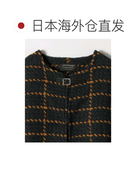日本直邮SHIPS 约翰 布拉尼根 格纹斗篷 红色