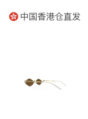 香港直邮GUCCI 女士眼镜 GG1604S002 CO 绿色 几何太阳镜古驰