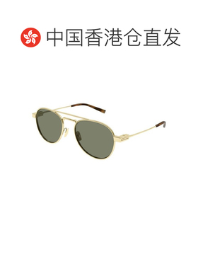 香港直邮SAINT LAURENT 男士眼镜 SL708003 CO 绿色 飞行员太阳镜
