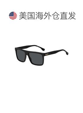 自营hugo bossBOSS 1440/S 807/M9黑色/灰色极化-黑色 美国奥莱直