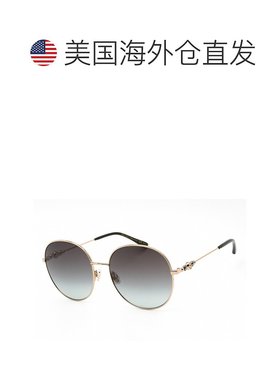 自营Jimmy Choo 女士 BIRDIES-0PEF-IB 60 毫米金色哈瓦那太阳镜