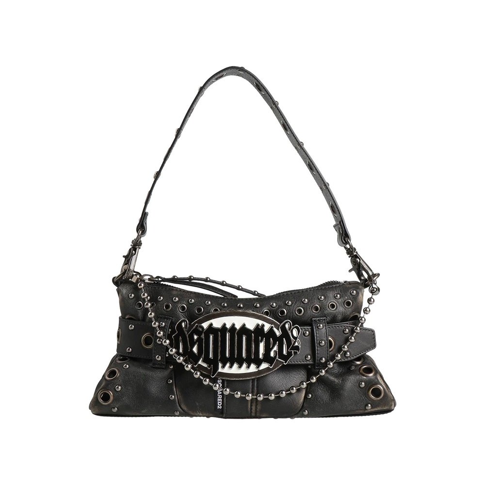 潮奢 Dsquared2 二次方 女士 手袋 black黑色 舒适时尚斜挎包,淘宝优惠券,粉丝福利购,淘宝优惠卷