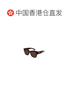 1h可退 香港直邮GUCCI 女士眼镜 GG1789S002 SS2026 棕色 几何框