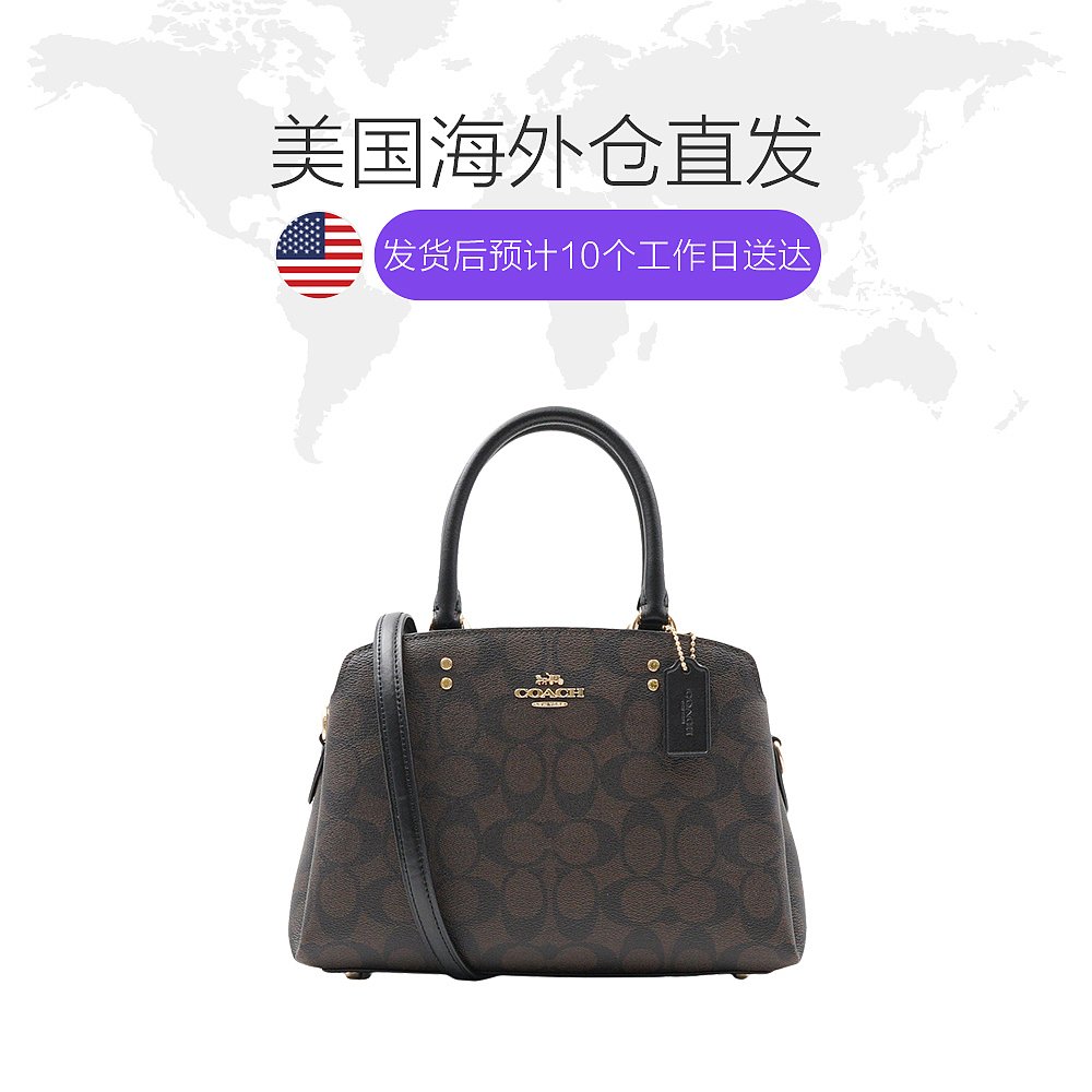 天猫国际海外仓直购美国直邮 COACH蔻驰 20新款 女士小号单肩手提斜挎戴妃包1