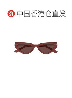 香港直邮ALEXANDER MCQUEEN 女士太阳镜 AM0520S004 CO 红色