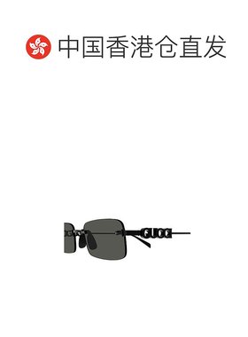 香港直邮GUCCI 男士太阳镜 GG1808S001 CO 黑色 古驰太阳眼镜矩形