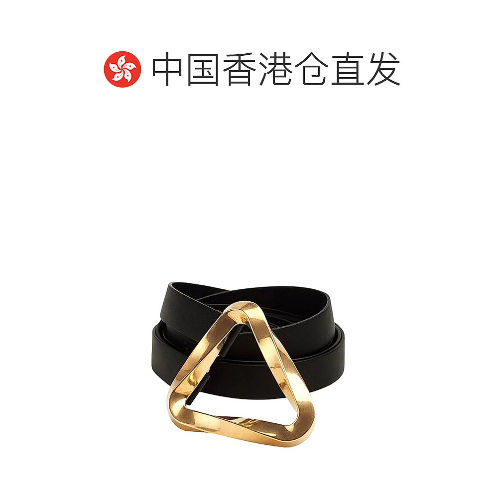 1h可退 香港直邮BOTTEGA VENETA 女士腰带 709333VMAU SS2024 黑 - 图1