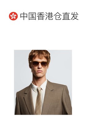 1h可退 香港直邮Saint Laurent 圣罗兰 男士 SL 797 圆形太阳眼镜