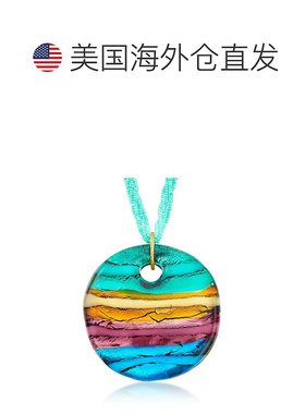 自营Ross-Simons Italian Multicolored Murano Glass Bead Penda