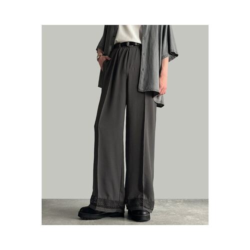 1h可退 日本直邮Classical Origin男士宽松蕾丝拼接易穿休闲裤 co - 图0