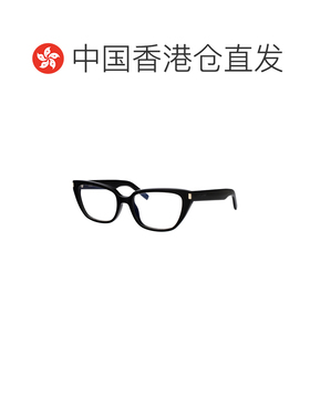 香港直邮SAINT LAURENT 女士眼镜 SL896001 SS2026 黑色 全框平光