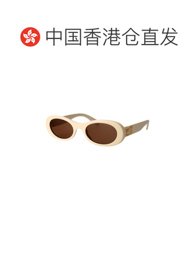 香港直邮MIU MIU 女士太阳镜 0MU06ZS21D90Q SS2026 米白色 0MU 0