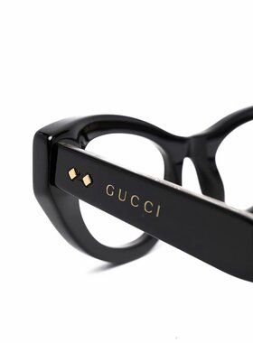 GUCCI 女士眼镜 GG1083O001 AW2022 黑色 GG1083O