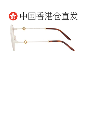 香港直邮Fendi 芬迪 女士 白色 FF Diamonds 太阳镜 FE40217U5525