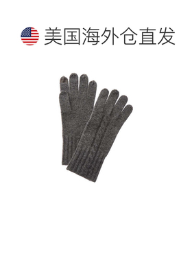 自营sofiacashmereSofifacashmere Classic电缆羊绒手套 美国奥