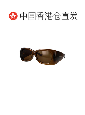 香港直邮SAINT LAURENT 男士眼镜 SL901HOWL004 SS2026 棕色