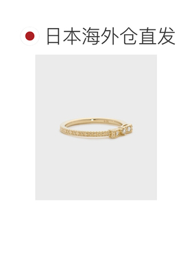 日本直邮NOJESS 女士复刻设计K10钻石小指戒 30244111113