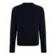 Prada Men's Knitted Pullover Blue Comfortable and Fashionable