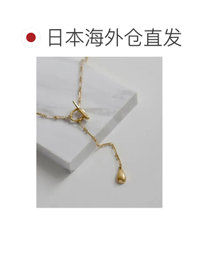 日本直邮ANE MONE ANEMONE 女士金属滴坠斗篷颈链 时尚优雅提升气