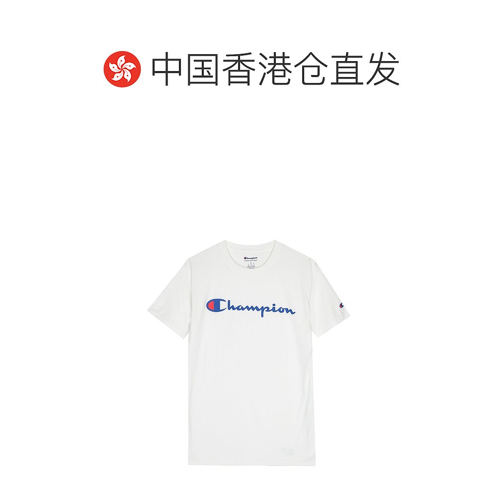 Champion 草写logo纯色圆领短袖T恤 athletics线 GT23H Y - 图1