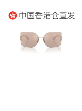 1h可退 香港直邮Miu Miu 缪缪 女士 徽标太阳镜 MU54YS metal金属